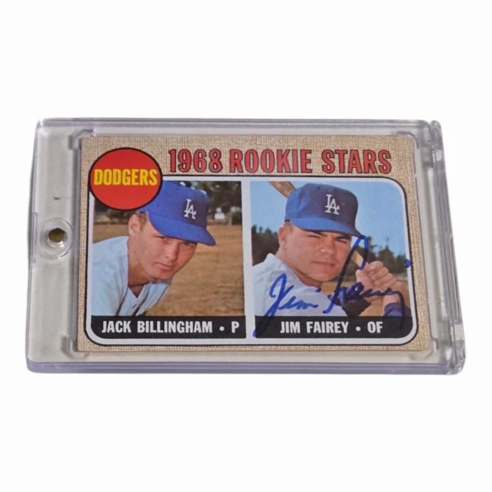 Jim Fairey 1968 Rookie Stars Autographed Card LA Dodgers Jack Billingham #228 - Image 1 of 4