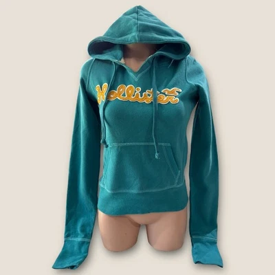 Hollister Women’s Pullover Logo Seagull Hoodie Sweatshirt Vintage Y2K Size Small - Image 1 of 4