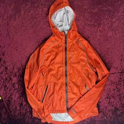 Chaqueta de ciclismo Showers Pass para hombre mediana - naranja - cremallera completa - impermeable Foto 1 de 4