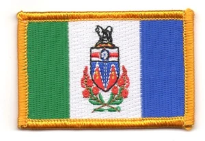 Parche bandera PATCH YUKON PROVINCIAS CANADA CANADIAN bordado termoadhesivo - Bild 1 von 1