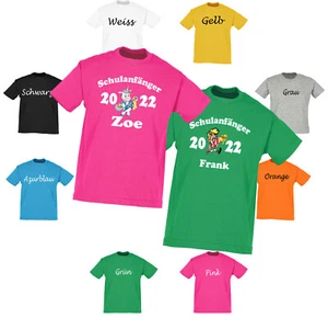 Schulanfänger,Kindergarten Kita Abgänger, Einschulung, Schulkind, Kinder T-Shirt - Bild 1 von 21