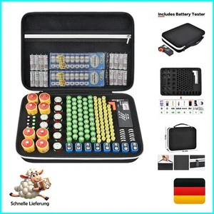Boîte à piles rangement piles sac étui variété pack organisateur batterie... - Photo 1/9