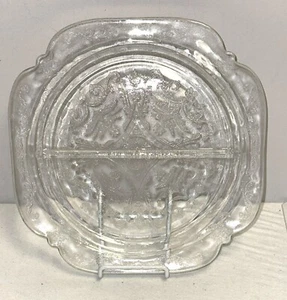 Federal MADRID CRYSTAL 10 1/4" 2 PART RELISH *HARD TO FIND* - Picture 1 of 1
