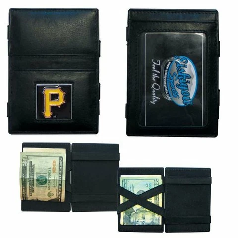 MLB PITTSBURGH PIRATES JACOB'S LADDER STYLE LEATHER WALLET NEW Cover