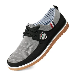 SMILIN Para hombres Tenis Informales Con Cordones Cómodos Antideslizantes Trabajo Conducir Caminar Zapatos - Imagen 1 de 46