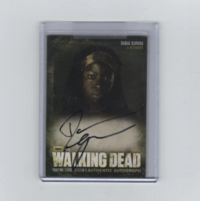 WALKING DEAD SEASON 3 PT 1 DANAI GURIRA/MICHONNE AUTOGRAPH CARD #A8 - Image 1 of 2