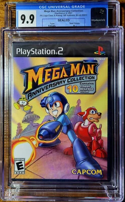 Mega Man Anniversary Collection Playstation 2 PS2 Y Folds Sealed New CGC 9.9 A++ - Image 1 of 3
