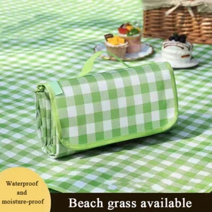 Extra Large Picnic Blanket Beach Waterproof Outdoor Foldable Camping Mat Rug BBQ - Picture 1 of 12