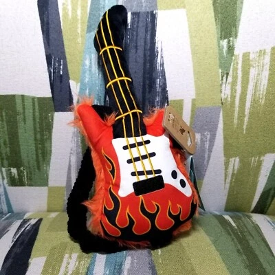 PLAY San Francisco Guitar Hero Rock'N Rollover Dog Toy Certified Non Toxic - Image 1 of 4