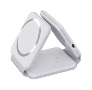 New 3-in-1 Multifunctional Wireless Charger, Magnetic Suction + Folding - Picture 1 of 6
