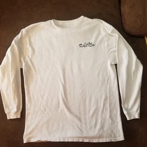 BOYS XL SALT LIFE LONG SLEEVE T-SHIRT FISH SURF DIVE SAIL - Picture 1 of 10