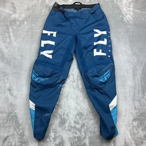 Fly Racing F-16 Motocross Pants Men Size 30 Blue Adjustable Waist ATV Dirtbike - Bild 1 von 17