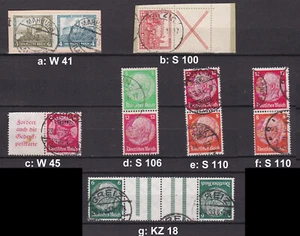 DR ZD W 41, 45, S 100, 106, 110, KZ 18 sellado, seleccione #f782 - Imagen 1 de 1