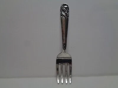 Tenedor Internacional de Plata Esterlina para Niños - Patrón Spring Glory Foto 1 de 4