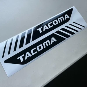 Tacoma TRD SR5 Sport Side Stripe Banner SET OF 2 Decal Toyota Tundra Sticker - Picture 1 of 4
