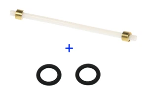 DE LONGHI Tubo con boccole da 9 cm e 2 Guarnizioni per Macchina da Caffè EC200 - Foto 1 di 4