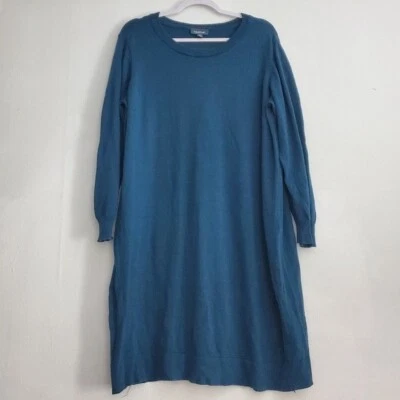 Modcloth Sweater Blue Dress, Size 2X - Image 1 of 4