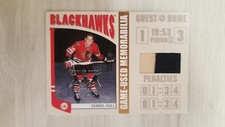 2004-05 IN THE GAME DENNIS HULL GAME-USED JERSEY GOLD 1 OF 20 #WSM-25