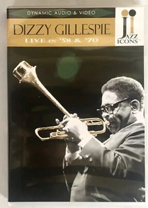 DIZZY GILLESPIE LIVE IN '58 & '70 DVD TDK - Foto 1 di 2