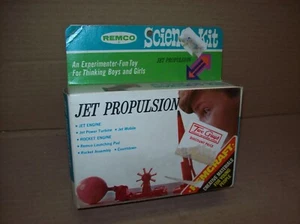 vintage 1966 REMCO Jet Propulsion Science Kit in box with instructions - Picture 1 of 5