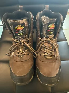 Thorogood 400g boots size 10w leather upper thinsulate - Picture 1 of 7