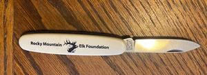 Vintage Rocky Mountain Elk Foundation IMPERIAL Ireland SS Pocket Knife - Picture 1 of 7