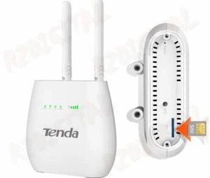 ROUTER 4G LTE TENDA 4G680 HOTSPOT SIM INTERNET LAN RJ45 e RJ11 per TELEFONO WIFI - Picture 1 of 5