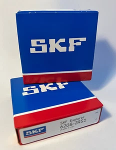 SKF Rillenkugellager 6208 2RS1 40x80x18 mm 6208 2RS ORIGINAL SKF Explorer - Bild 1 von 1
