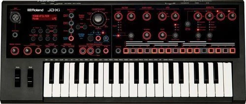 Roland Synthesizer 37 mini keyboard JD-Xi Black BK New - Image 1 of 4