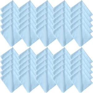 50 Pack 6x7 Inch Microfiber Cleaning Cloth for Eyeglasses Sunglasses Lens Camera - Picture 1 of 6
