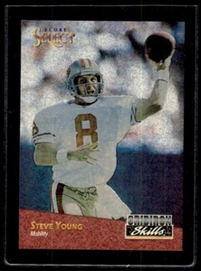 1993 SCORE SELECT GRIDIRON SKILLS STEVE YOUNG SAN FRANCISCO 49ERS #2 INSERT - Picture 1 of 2