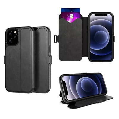 Genuine Tech21 Wallet Folio Case Flip Cover for Apple iPhone 12 Pro Max 6.7in - Image 1 of 4