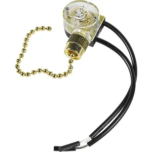 Ceiling Fan Switch for Zing Ear ZE-109 2-Wire Pull Chain Fan Light Switch - Picture 1 of 10