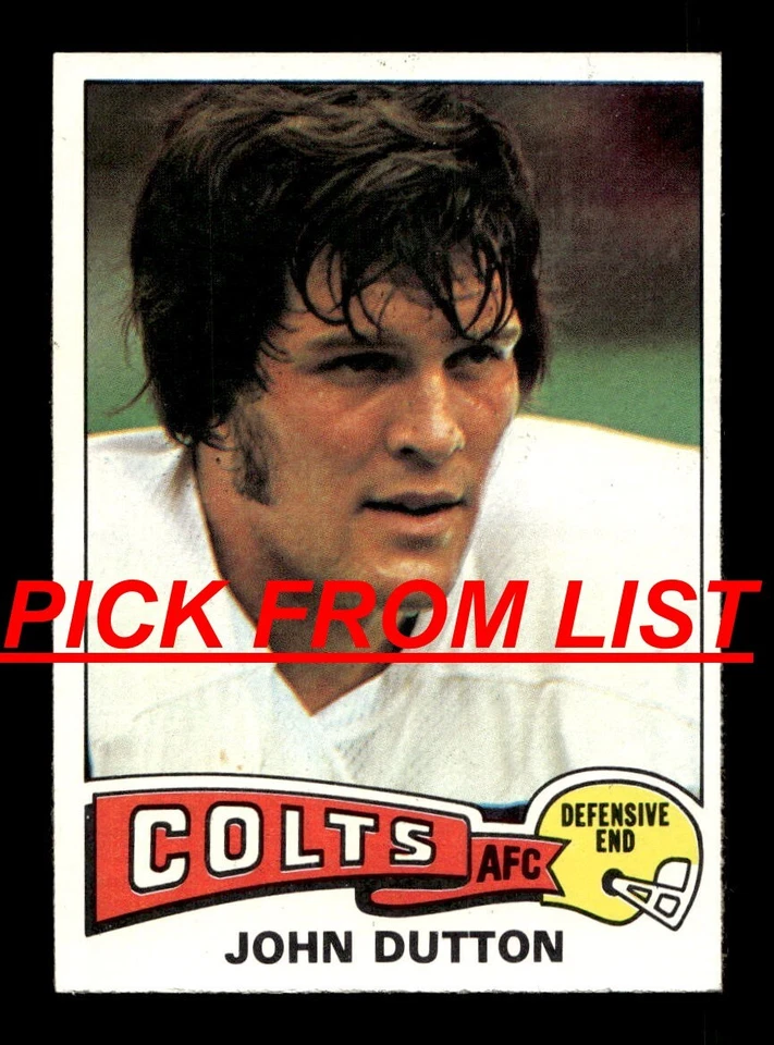 1975 Topps Football 265-527 EX/EX-MT Pick From List All PICTURED cc5 - Image 1 of 1