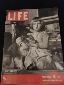 Vintage LIFE Magazine 29 SEPTEMBER 1947 Marseille Grand Canyon English Aristos - Imagen 1 de 19