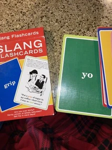 Slang Flash cards by Knock Knock w/58 Flash Cards And 2 Information Cards…..VG - Picture 1 of 8