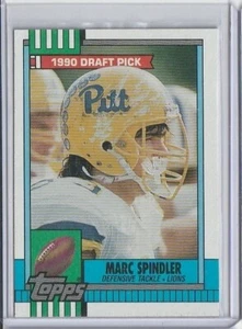 1990 Topps Rookie #364 Marc Spindler Pitt Panthers Detroit Lions - Picture 1 of 1