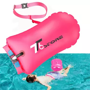 15L Open Water Safety Swim Buoy Tow Float Inflated Airbag Swimming Flotation Aid - Picture 1 of 18