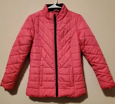 Abrigo acolchado rosa Athletech para niñas, talla L 10-12 Foto 1 de 3