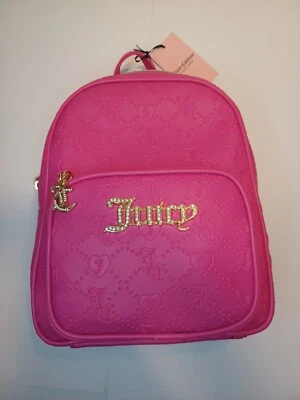 Mini Mochila JUICY COUTURE ROSA INTENSO Amor Semi Encantada Mochila Amor Libre Niñas  Foto 1 de 4