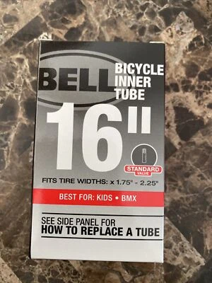 BELL 16" UNIVERSAL BICYCLE BIKE INNER TUBE Standard Schrader Valve x1.75-2.25" - Image 1 of 4