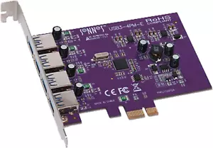Allegro Type a USB 3.2 | 3.0 Pcie 4-Port Pcie Card (Mac and Windows Compatible) - Picture 1 of 12