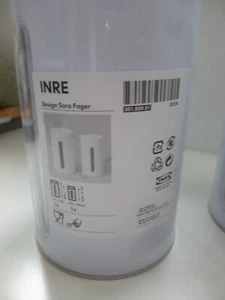 IKEA Inre Dose weiß mit Deckel 2er-Set Aufbewahrung - Bild 1 von 1