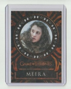 2019 Game of Thrones Inflexions Laser Cut Card Ellie Kendrick Meera Reed