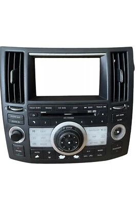 2008 INFINITI FX35 Bose CD Radio Receiver GPS Screen Climate Control - Изображение 1 из 4