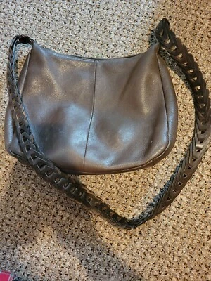 BECHAMEL Cuero Marrón Bolso de Mano Cartera Día Noche Bolso Moda Accesorio Foto 1 de 4