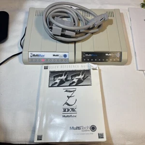 2 MULTI-TECH Systems MT1932ZDX MT5634ZBA Multi Modems 1 Power cord 1 Conect Cord - Picture 1 of 8