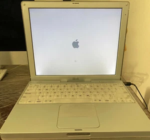 Apple iBook A1005 12.1" Notebook/Laptop con PowerPC G3 600MHz 128MB RAM 20GB HDD - Imagen 1 de 11