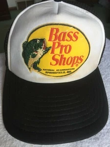 Bass Pro Shops National Headquarters Mütze Vintage schwarz/weiß Snapback Trucker Cap - Bild 1 von 5