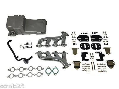 Kit de intercambio de conversión Chevelle LS1 1968-1972 LM7 LS2 C10 6,0 L L LQ4 GM A-BODY cromado Foto 1 de 2